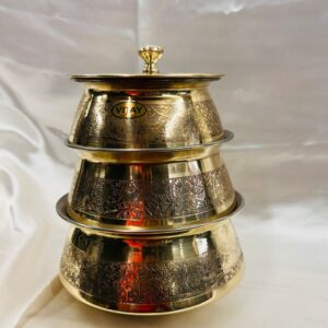 1 Litre Pure Brass Biryani Handi