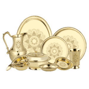 Global Brass Dinner Set (51 pieces)