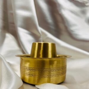 Pure Brass Coffee Dabara | Set Of 2 Items