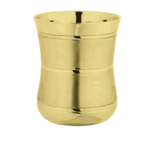 Brass Glass With Lining Design For Serving & Drinking