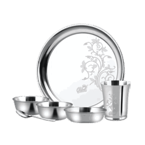 Stainless Steel Dinner Set of 6 Pcs Dinner Set