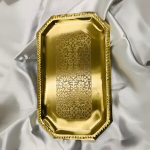 14 inch Brass Serving Tray, Type: Decorative Trays