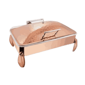 Shapes 4-Leg Rectangle Copper Plated Chafing Dish