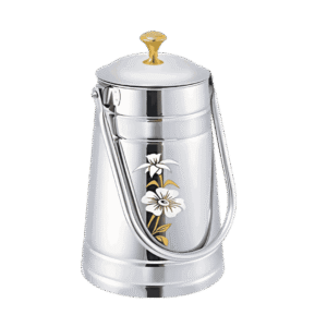 Stainless Steel Water Camper with Handle | Floral Print