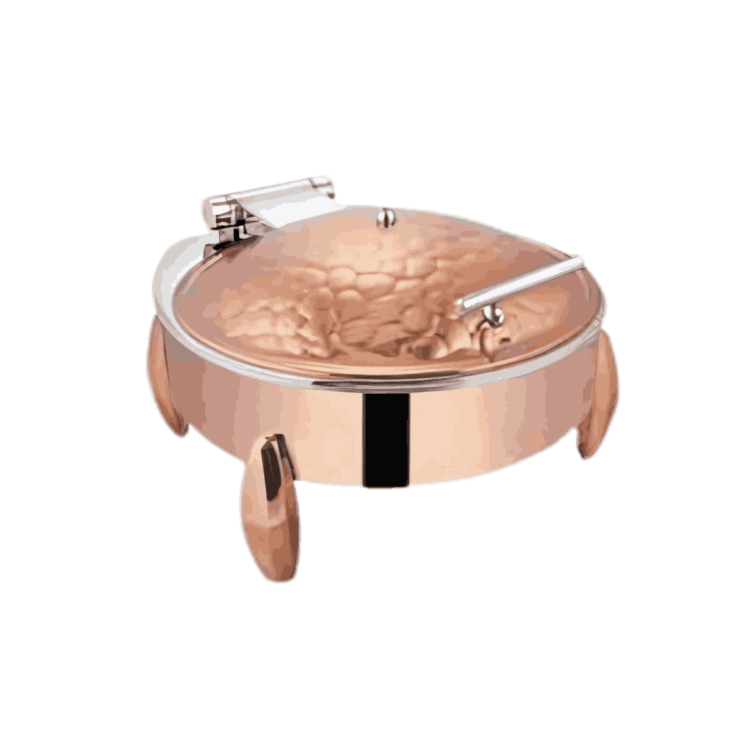 Steel Copper Chafing Dish With Stand