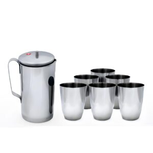 Jug with 6 Pcs Glass Set