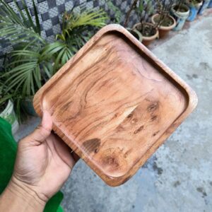 Wooden Tray for Home Decor & Kitchen Use