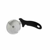 Stainless Steel Pizza/Bread Cutter With Black Handle