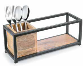 Wooden Cutlery Holder Cutlery Rack for Dining Table