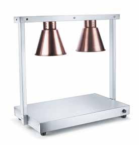 Electric Double Headed Food Warmer Lamp