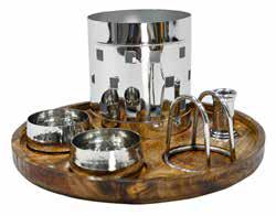 Stainless Steel Snack Server, For Hotels & Restaurants