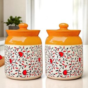 Ceramic Handglazed Pickle Jars