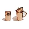 Plain Copper Jug And Glass